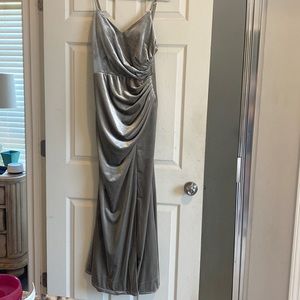 Revelry velvet formal gown